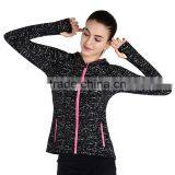 2017 Running Luminous Sport Exercise Set Yoga Gym Women Wear Sportswear Fitness Hooded Clothes And Pants thumbnail-1