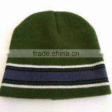 Wholesale Colorful Wide Stripe Beanie Hat thumbnail-3