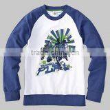 65% Cotton 35% Polyester Men Printed Raglan Sleeve Hoodies&sweatshirts Long Raglan Sleeve Xxxxl Hoodies Sweatshirt thumbnail-1