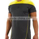 Men Bodybuilding Gym Fitness 100% Polyester Running T Shirt thumbnail-2