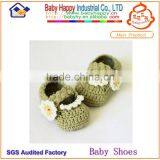Cotton Yarn Baby to Crochet Handmade Crochet Baby Girl Shoes thumbnail-1