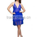 5 Tier Babydoll In Blue thumbnail-1
