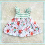 Pakistani Cotton Pink Stripes 1 Year Baby Angel Night Wear Dress Factory Design Provide thumbnail-2