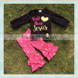 2018 New Fashion Easter Pajamsa Fall Boutique Second Hand Clothes in Dubai Newborn Clothing thumbnail-1