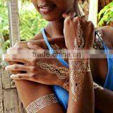 2015 Wholesale Gold Metallic Temporary Tattoo thumbnail-2