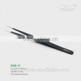 Factory Direct Sale ESD10-17anti-static Tip Elbow201stainless Steel Tweezers thumbnail-5