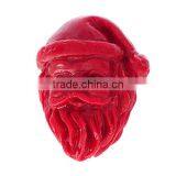 (Grade B) Synthetic Dark Red Christmas Santa Claus Coral Beads thumbnail-1