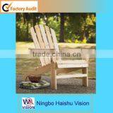 FSC Certified Folding Adirondack Chair/leisure Chair / Beach Chair Wooden Garden Chairs thumbnail-1
