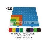 Plastic 100pc Puzzle Linking Cubes Set Educational Toys for Kids thumbnail-5