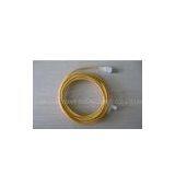 USB AM to Right/left Angle USB Mini 5PIN Cable;yellow