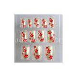 Gel / Acrylic Salon Fake Nails Flower Pattern Press Nail For Christmas thumbnail-1