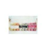 Dripless Small Multi Color Scented Clear Cup Tealight Candles 21pcs