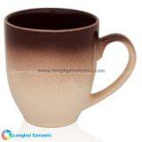 16oz Gradient-tone Ceramic Bistro Coffee Mug thumbnail-3