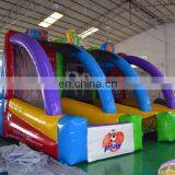 Inflatable Game,3 In 1 Inflatable Basketball Hoop &Hockey Game