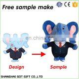 Fashion Children Room Bedding Decoration Pillow Cushion Elephant Plush Toy Wholesale thumbnail-1