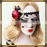 High-quality Sexy Veil Mask Black Veil Party Masks