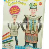 DIY painting non-woven prince cosplay costume for kids