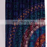 Indian Beautiful Elephant Mandala Curtains Cotton Boho Drapes Window Decor Decor Curtain thumbnail-2