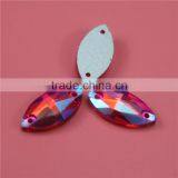 Crystal ab Rhinestone Sew on Crystal Glass for Wedding Dress thumbnail-2