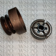 Double Groove Belt Centrifugal Clutch for 168f 170f Gx160 Gx200 Gasoline Engine Applied for Road Cutter Etc thumbnail-1