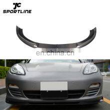 Car Carbon Fiber Front Diffuser Lip for Porsche Panamera S Sedan 4S Hatchback 4-Door 09-11 thumbnail-2
