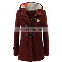 Wholesale Custom Ladies Plus Size Casual Blouse Crop Horn Buckle Zipper Cardigan Outer DIY Guillotine Bear Hoodie S-5XL thumbnail-1