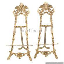 Бронзовый металлический антикварный подставка - эasel stand