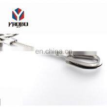 Unique Design Stainless Steel Keychain Key Cable Screw Lock Wire Ring With Screw thumbnail-4