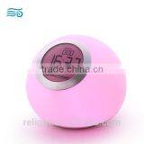 Color Changing LED Night Light With Clock Display Stand and Alarm Clock Function thumbnail-4