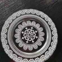 New Luxury Eco Friendly Glass Charger Hotel Wedding Dinner Plate thumbnail-5