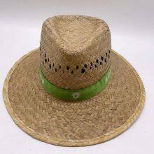 Summer Vintage Lafite Handwoven Jazz Straw Hat British Versatile Top Hat thumbnail-5
