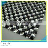 24*40 cm Decoration Rhinestone Sticker Sheets 8*8 mm Green Square Glass Sheet thumbnail-3