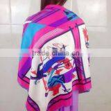 Factory Direct Supply Long China Pashmina Woman Printed Scarf thumbnail-4