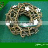 Natural Rattan Wicker Bulk Christmas Wreaths thumbnail-1