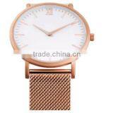 Most Popular Simple New Design Fashion Girls Mesh Watch With Ronda Movt thumbnail-3