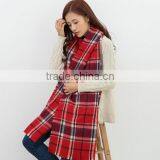 Wholesale Woman Plaid Cashmere Pashmina Scarf And Shawl thumbnail-4