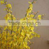 Blasting Models Available!High-grade Yellow Dancing Orchid Gao Zhi Silk Flowers Wholesale Simulation Flower Household Ground Ado thumbnail-2