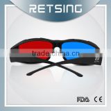 Promotional red blue 3d eyewear for movie plastic red-blue 3d glasses pictures porn 3d glasses red cyan glasses