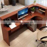 Curved Reception Desk Shop Cash Counter Table Design (SZ-RTT004) thumbnail-5