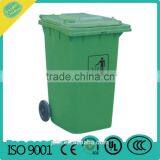 120L Garbage Can With Wheels/Outdoor Recycling Garbage Bin thumbnail-2
