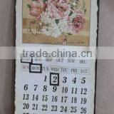 Beautiful Flower Calendar Design Wood Home Decor thumbnail-1