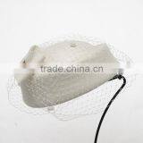 Wool Fascinator for Party ,Wedding Hair Accessories Hair Bow thumbnail-5