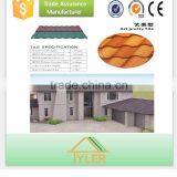 Most Popular New Building Materials Colorful Stone Coated Metal Roofing Tile