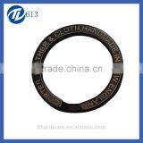 Fishion Engraved Logo Split Keyrings