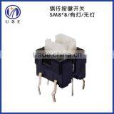 8mm Tact Switch, Touch Switch With LED Light