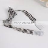 Promotional Gift Fashion Grid Simple Mini Baby Bow Ties for Banquet thumbnail-4