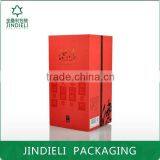 Fashion Red White Spirit Packaging Cardboard Box