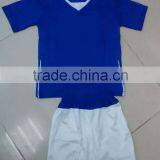 China Blue White Soccer Team Jersey No Brand