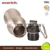 Mirror Finished Custom Stainless Steel Vacuum Sports Bottle With Bamboo Lid Quality Assured thumbnail-6