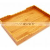 bamboo food cutlery tray for kitchen cooking tools